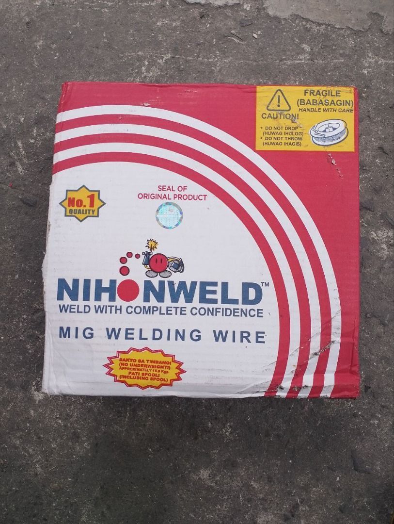 Nihonweld Mig wire Size: 1.0mm (Category: Everything Else Others) located in Manila. Submitted by joeyroque09 (Listing ID 1437823078, Image 2). Description: Nihonweld Mig wire Size: 1.0mm Price: 1810.