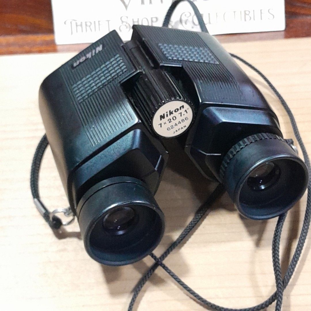 Nikon 7x20 Binoculars (Category: Hiking & Camping) located in Las Pinas. Submitted by 84vintage (Listing ID 1437830755, Image 1). Description: Nikon Brand Binocular great for Birding, Concert or Travel. Super linaw and Sharp bite into details! Clean with no Haze or dirt. If you value your eyes and can spend just a little bit more... then this item is the one. Easy to use/super smooth focus. Properly aligned so NO migraine. Maganda pang gift. Sold