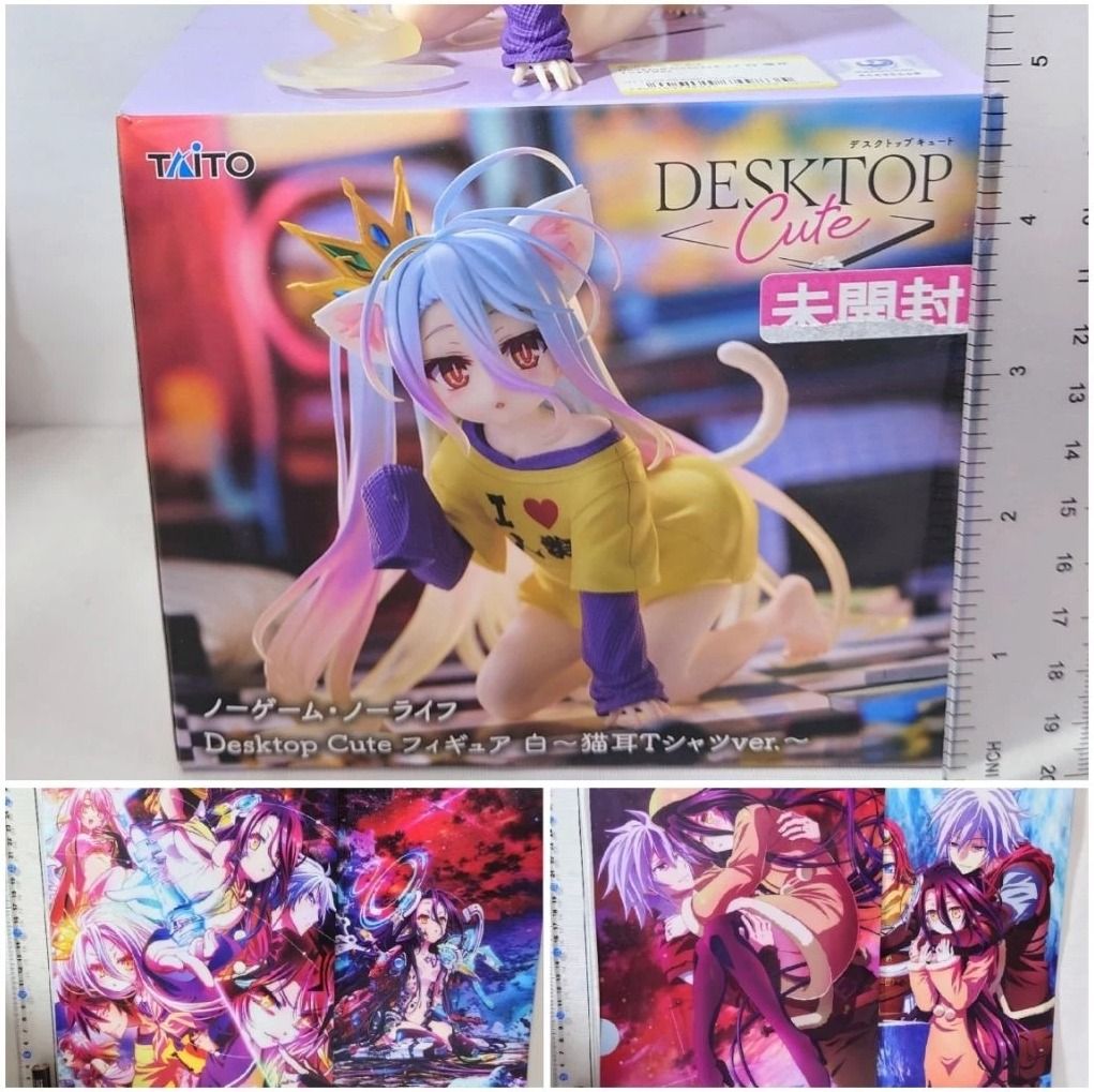 No Game No Life Official Anime Figure Desktop Cute Shiro (Opened Once) + Clearfile Folders 2pcs set (Category: Toys & Games) located in Lubao. Submitted by lissysylcliffe (Listing ID 1437919233, Image 1). Description: Payment: Gcash/Maya/Bank-transfer Shipping: J&T /Spx /or Flash Express.