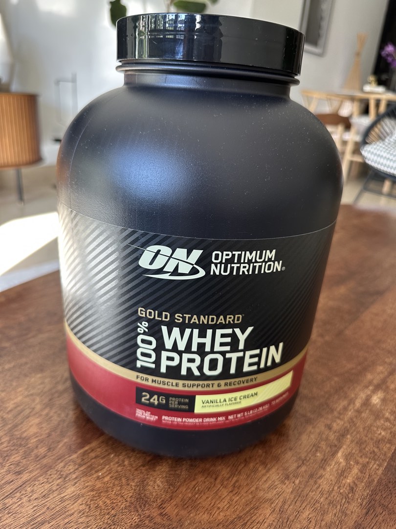 Optimum Nutrition Gold Standard 100% Whey Protein - Vanilla Ice Cream ...