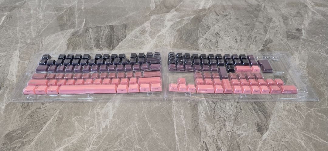 Pink Gradient Side-Printed Keycap Set453761177402091525