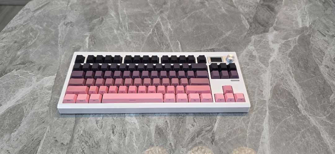 Pink Gradient Side-Printed Keycap Set453761177402091523
