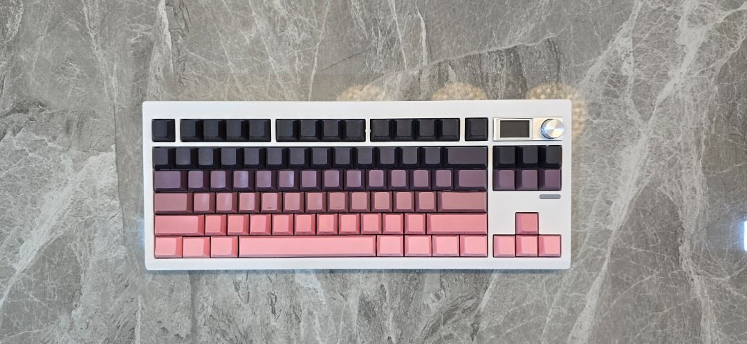 Pink Gradient Side-Printed Keycap Set453761177402091524