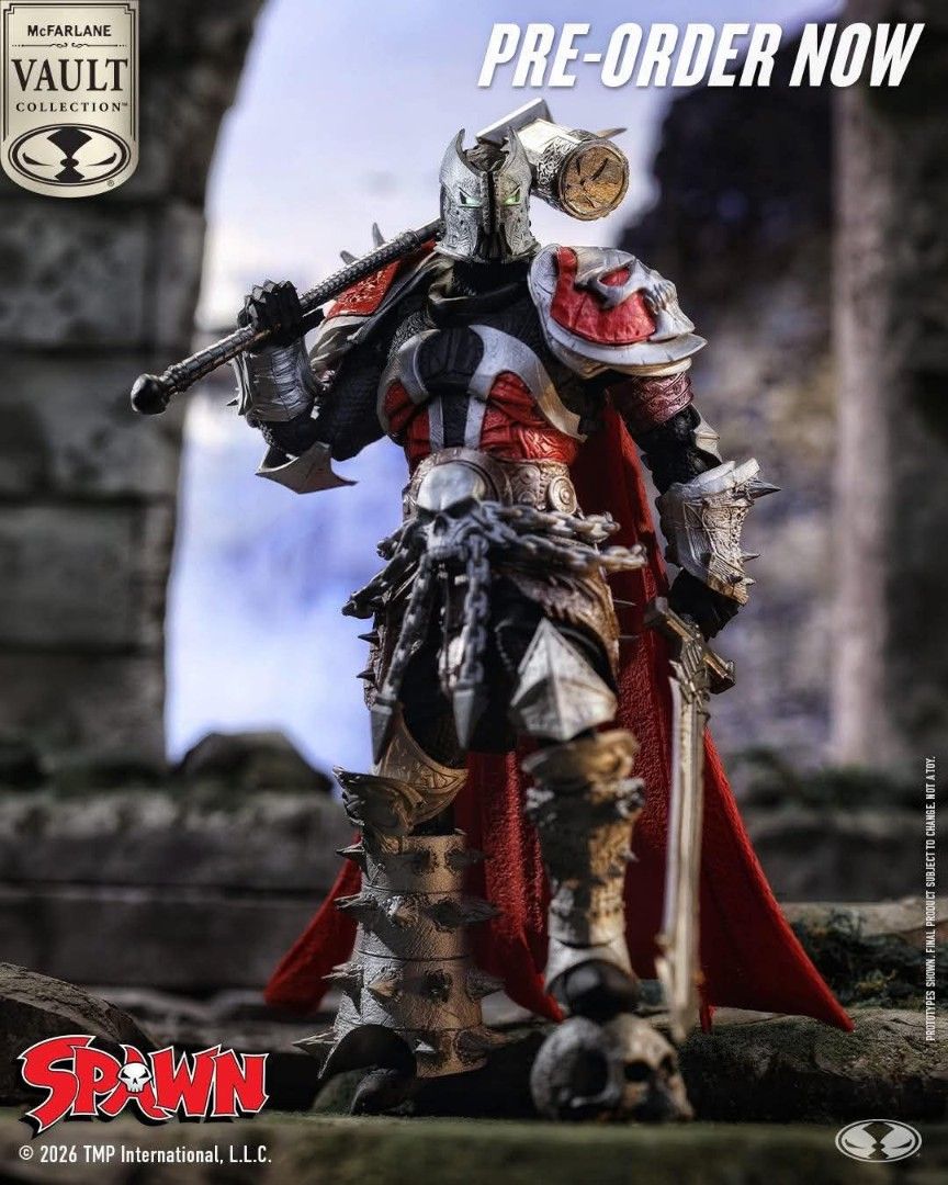 PO DP - Medieval Spawn | McFarlane Toys Vault Collection | DC Multiverse (Category: Figurines & Statues) located in Manila. Submitted by jangfigz (Listing ID 1437908127, Image 1). Description: This listing is for pre-order. Please do not order if wait time is a concern for you. 1650 PO ea. 200 DP per slot. no DP = no order. 🔥 ETA - Q3 2026 💳 payments via BDO 📌 Sta Mesa, Manila 🚚 LBC / Lalamove ⚠️* full payment within 3 days of invoice - to be
