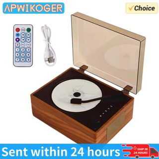 Portable CD Player Rechargeable Remote Control Desktop CD Player Bluetooth-Compatible 5.0 Support CD BT USB 3.5mm AUX Home Decor459871083625205760