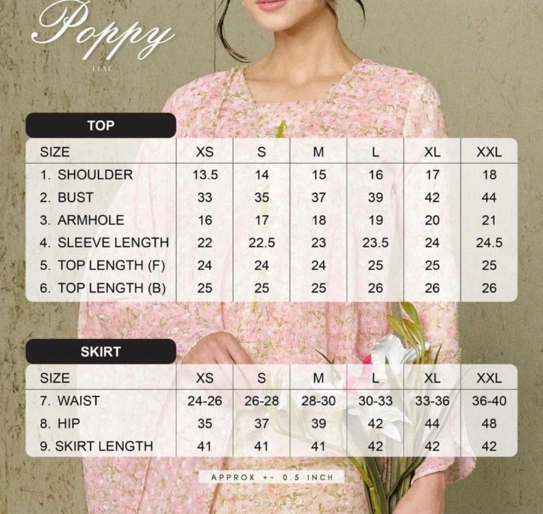 Qiszar Poppy S (Category: Traditional & Ethnic wear) located in Kuala Lumpur. Submitted by tofufas (Listing ID 1437796103, Image 2). Description: - worn only once - dry clean - price include postage.