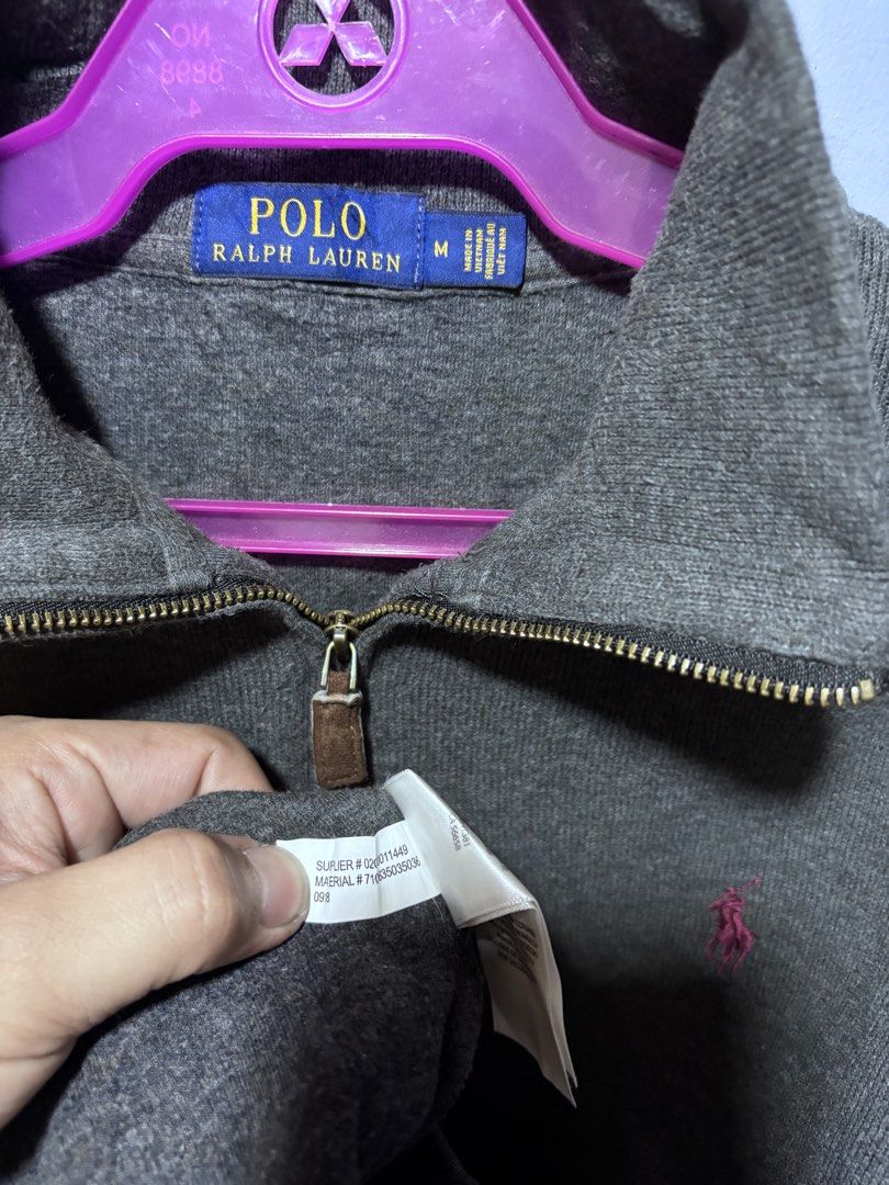 Ralph Lauren Quarter Zip (Category: Coats, Jackets and Outerwear) located in Noveleta. Submitted by nep21 (Listing ID 1437879086, Image 3). Description: Ralph Lauren QZip Size 23”Wx27”L Excellent Condition Selling for 3,500 pesos Noveleta,Cavite location Shipping J&T,Lalamove or LBC.
