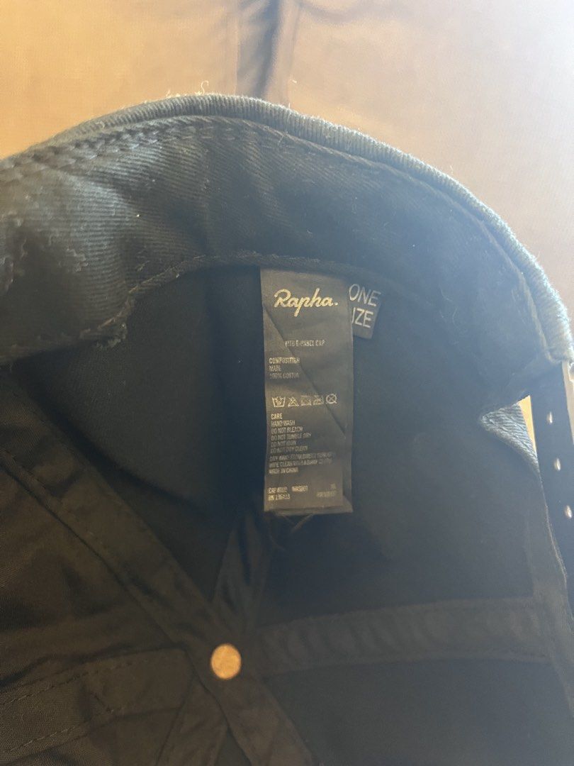 Rapha cap (Category: Cap & Hats) located in Petaling Jaya. Submitted by _thecapbunch (Listing ID 1437769656, Image 2). Description: Rapha cap Black RM130.