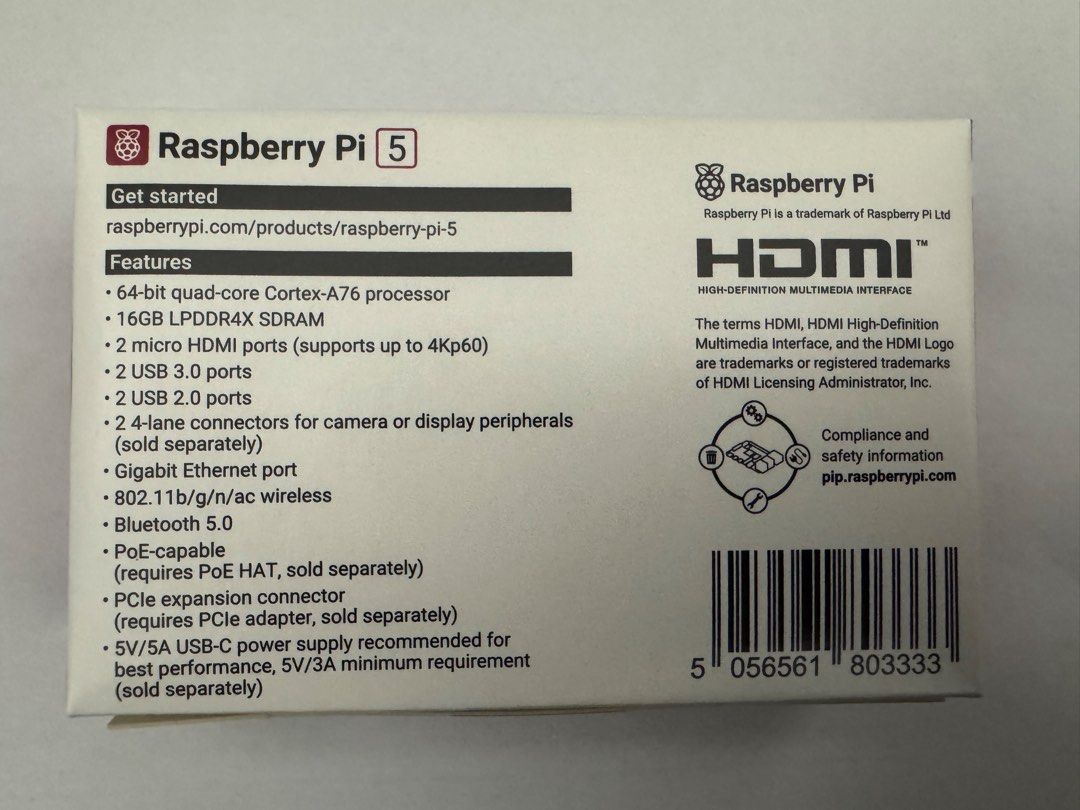 Raspberry Pi 5(15GB ram) Complete set454027033802199042