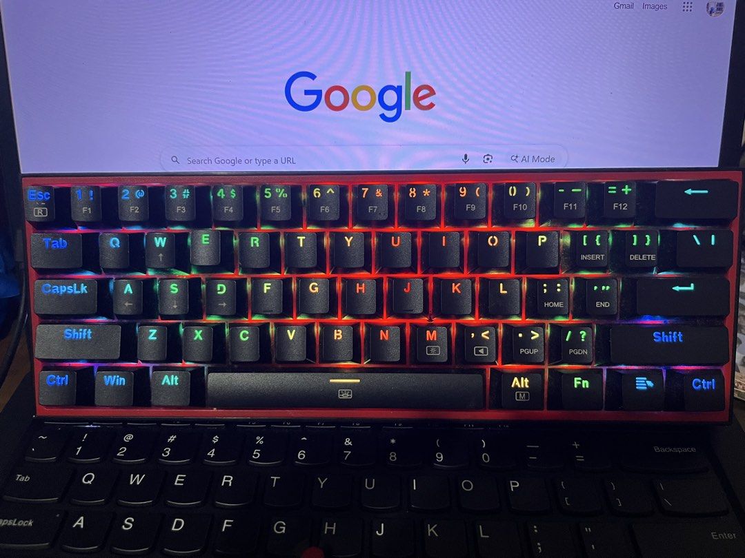 RDK617 60% Mechanical Keyboard (Category: Computer Keyboard) located in Manila. Submitted by danielsungs101 (Listing ID 1437910647, Image 1). Description: RDK617 keyboard, and cable only. Hot swappable, good for experiments and customization 12 switches in total are faulty. numbers 3, 4, 5, 7, 9, switches are faulty r, i, and l switch are faulty [ switch is faulty left alt switch is faulty ; switch is faulty right shift switch is faulty .