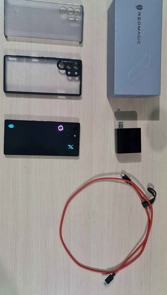 Redmagic 10 Pro (12/256gb) (Category: Android Others) located in Mandaue City. Submitted by chrisdanzhu (Listing ID 1437903152, Image 2). Description: Selling my Redmagic 10 Pro (12/256gb) Specs: • Triggers: 520Hz Shoulder Triggers (Mappable keys) • Chipset: Snapdragon 8 Elite • Screen: 1.5K Resolution @ 144Hz Refresh Rate with Under Display Camera • Cooling: Active RGB Fan + Liquid Metal Cooling • Battery: 7050mah with upto 100 watt charging Can