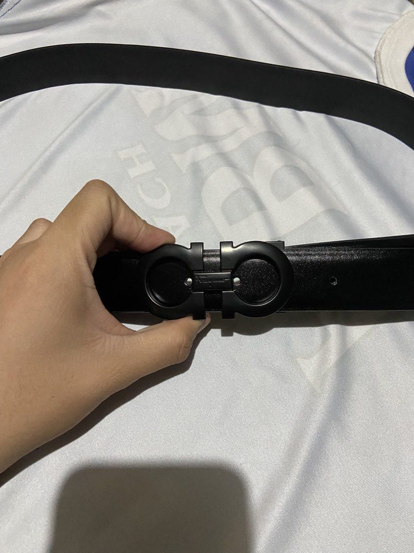 Salvatore Ferragamo Black Belt (Category: Belts) located in Manila. Submitted by adriyawnnn (Listing ID 1437930062, Image 3). Description: - Black Salvatore Ferragamo belt - Black on both sides - Made of cowhide leather Tayuman location Message me.