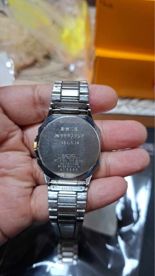 Seiko nautilus (Category: Men's Watches) located in Iloilo. Submitted by random_staff (Listing ID 1437778061, Image 2). Description: Seiko Vintage Nautilus Style Ref. 9521-6010 Rare item Quartz movement Very Good condition Size 32x37mm.
