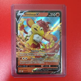 simisear v pokemon card value Simisear VSTAR GG37/GG70 main image 0