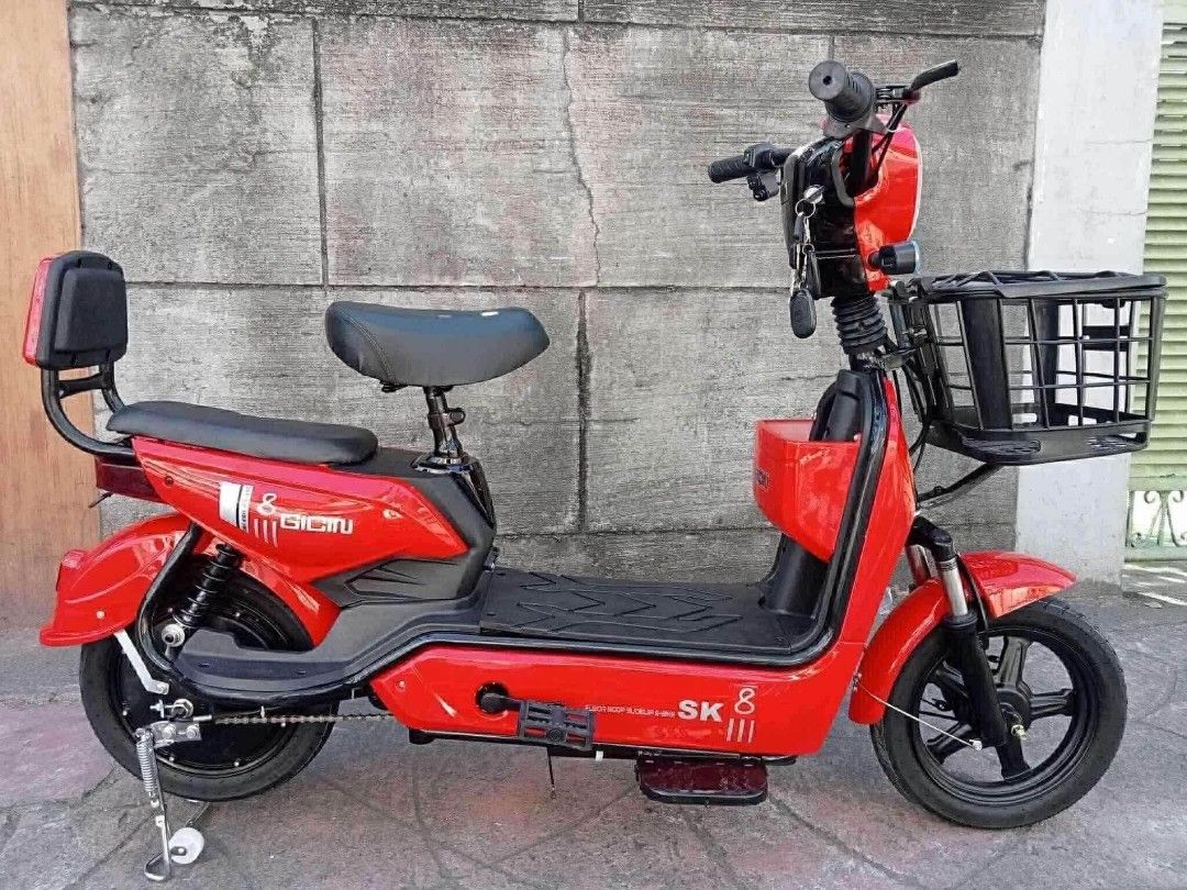 SK GICIN 2WHEELS E-BIKE WITH PEDAL (Category: Looking For) located in Marikina City. Submitted by caitlyn13 (Listing ID 1437903377, Image 1). Description: RESTOCKED‼️BEST SELLER BUDGET AND QUALITY E-BIKE 😱👌 👉SK GICIN 2WHEELS E-BIKE WITH PEDAL ▪️11,500👌 ✔️FREE HELMET ✔️FREE SIDE MIRROR ✔️FREE ASSEMBLE ✔️WITH CERTIFICATE OF OWNERSHIP Available colors 🛵White 🛵Violet 🛵Black 🛵White 🛵Red Specifications: 👇👇👇 ‼️DIGITAL GAUGE W/ SPEEDOMETER‼️ 