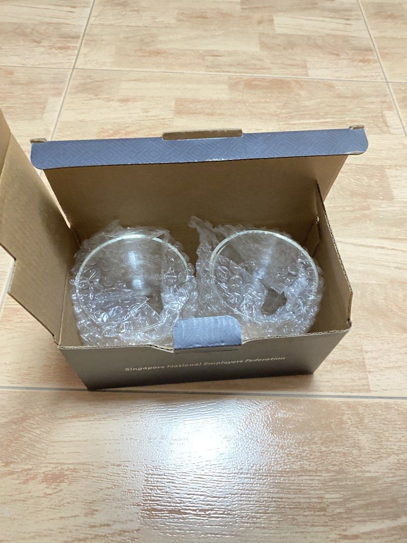 SNEF Double-Walled Glass Cups (Set of 2)