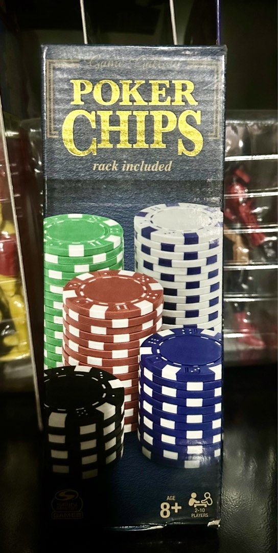 Spin Master Poker Chips (Category: Board Games & Puzzles) located in Binan City. Submitted by elf.0000 (Listing ID 1437793617, Image 1). Description: P550.00 plus sf 100 chips and 1 rack Payment via gcash Ship thru j&t.