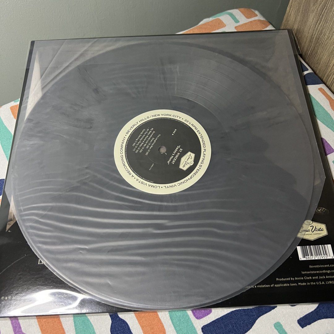 St. Vincent - Daddy's Home Vinyl Record (Category: Vinyls) located in Dumaguete. Submitted by spin_drs2.0 (Listing ID 1437853175, Image 2). Description: Urban Outfitters Grey LP Selling from my personal collection; records are loved and cared for from day 1. Records come with new inner and outer sleeves. Shipping from Dumaguete City with fees shouldered by the buyer Courier: LBC only (~PHP400).