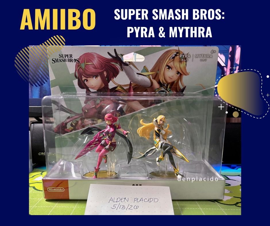 Super Smash Bros: Pyra & Mythra Amiibo (Category: Figurines & Statues) located in San Rafael. Submitted by denplacido (Listing ID 1437899225, Image 1). Description: - Super Smash Bros. Pyra & Mythra Amiibo .