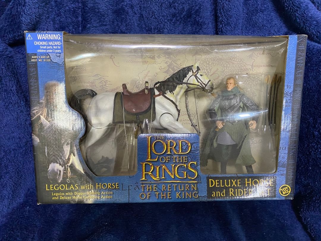 The Lord of the Rings The Return of the King Deluxe Horse and Rider Set ...