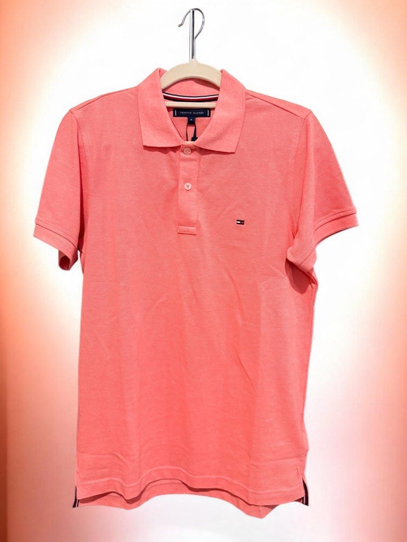 Tommy Hilfiger Polo Shirt (Category: Shirts) located in San Pedro. Submitted by chichingscloset (Listing ID 1437792936, Image 3). Description: ❤️Tommy Hilfiger polo shirts are known for their classic, clean, and sporty style. They are usually made from soft cotton or cotton-blend fabric with a comfortable fit suitable for casual wear or smart-casual occasions. ❤️Size: Medium on Tag ❤️Measurement: 19.5x 27.5 inches ❤️Brand new ❤️Unisex.