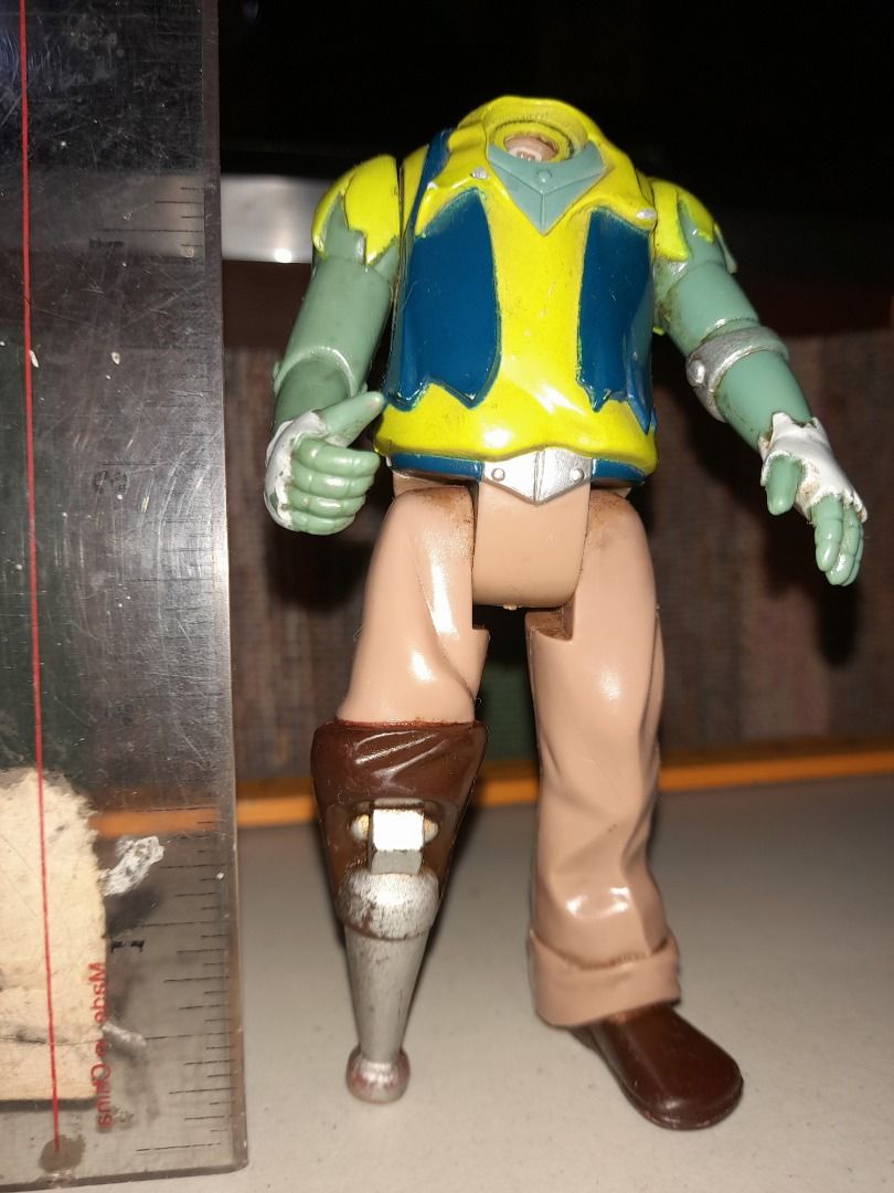 Vintage 1987 Thundercats Captain Cracker Missing Head (Category: Figurines & Statues) located in Marikina City. Submitted by my-an (Listing ID 1437834025, Image 3). Description: Vintage 1987 Thundercats Captain Cracker Missing Head Marked with "1987 LJN TOYS LTD. LORIMAR-TELEFIX LCI T.WOLF" Figure only, no accessories. In good condition but missing the head. Arm action fully working when button lever on the back is pressed. Please see pictures Fr
