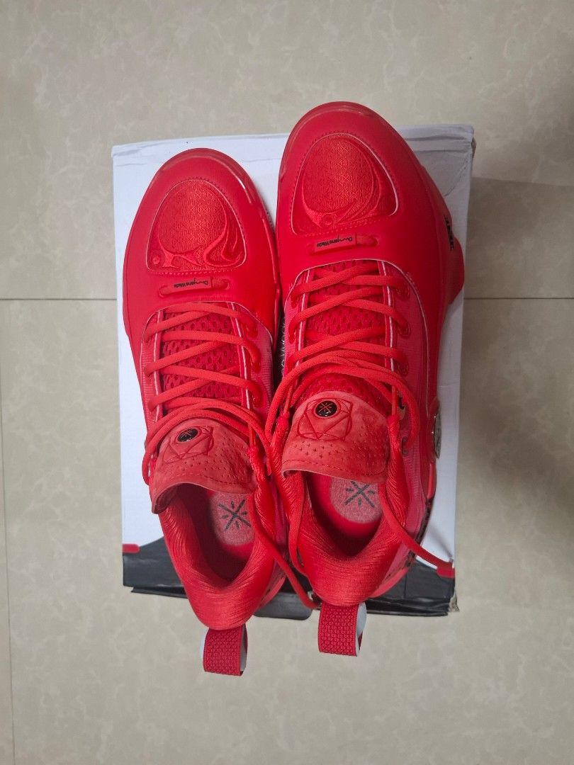 Way of wade 12 (Category: Sneakers) located in Manila. Submitted by isaac_ulep (Listing ID 1437845467, Image 2). Description: - Way of Wade 12 - Color: Red - Brand new - Size: US Men's 9.5 - Comes with original box Bago hindi pa nagagamit. Rfs mali ako ng size na nabili. Firm na po sa price.