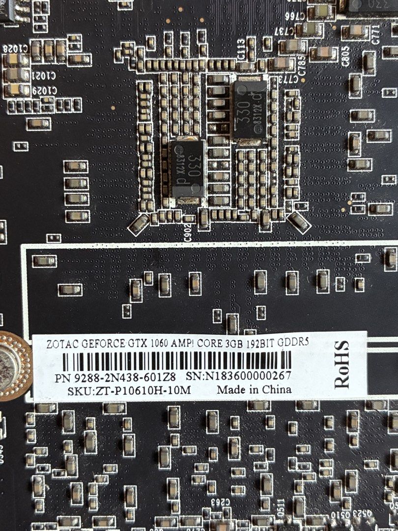 Zotac GeForce GTX 1060 3GB453890652053841923