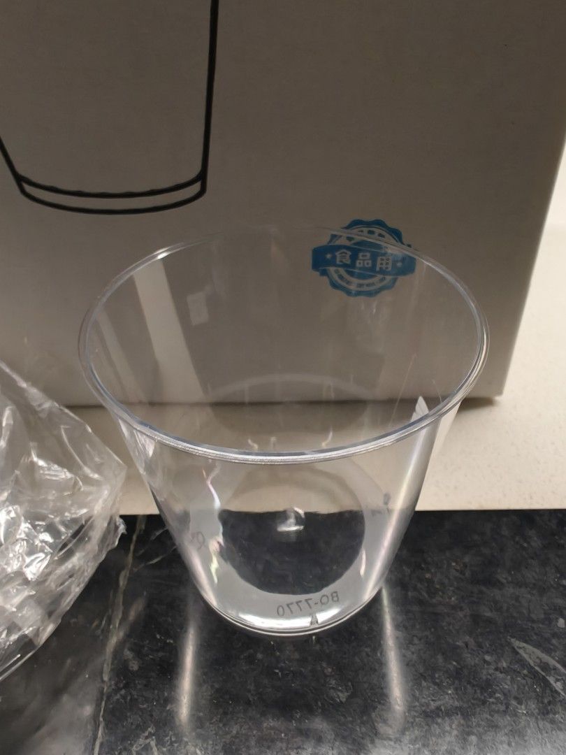 200ml Clear Plastic Cups455125430342799360