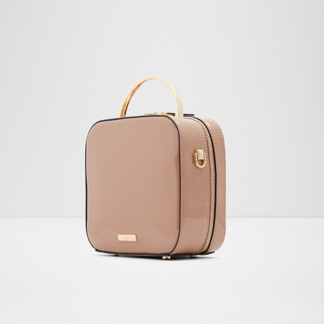 Aldo Brown Beige Hand/ Body Bag (Category: Cross-body Bags) located in Calamba. Submitted by dress2impress_ (Listing ID 1437955136, Image 1). Description: - last pic in comparison with iphone 15 pro.
