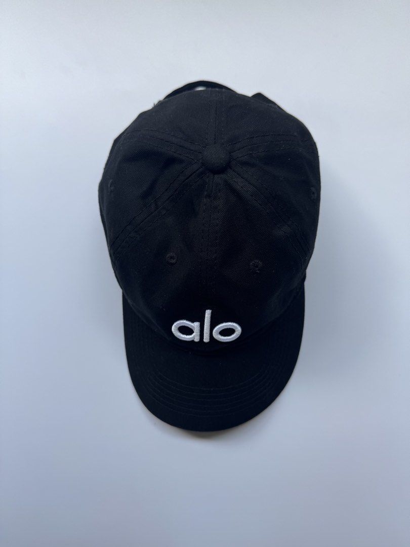 Alo Black Adjustable Dad Hat (Category: Caps & Hats) located in Digos. Submitted by roundtable.garmentsph (Listing ID 1438004361, Image 2). Description: Excellent Condition.