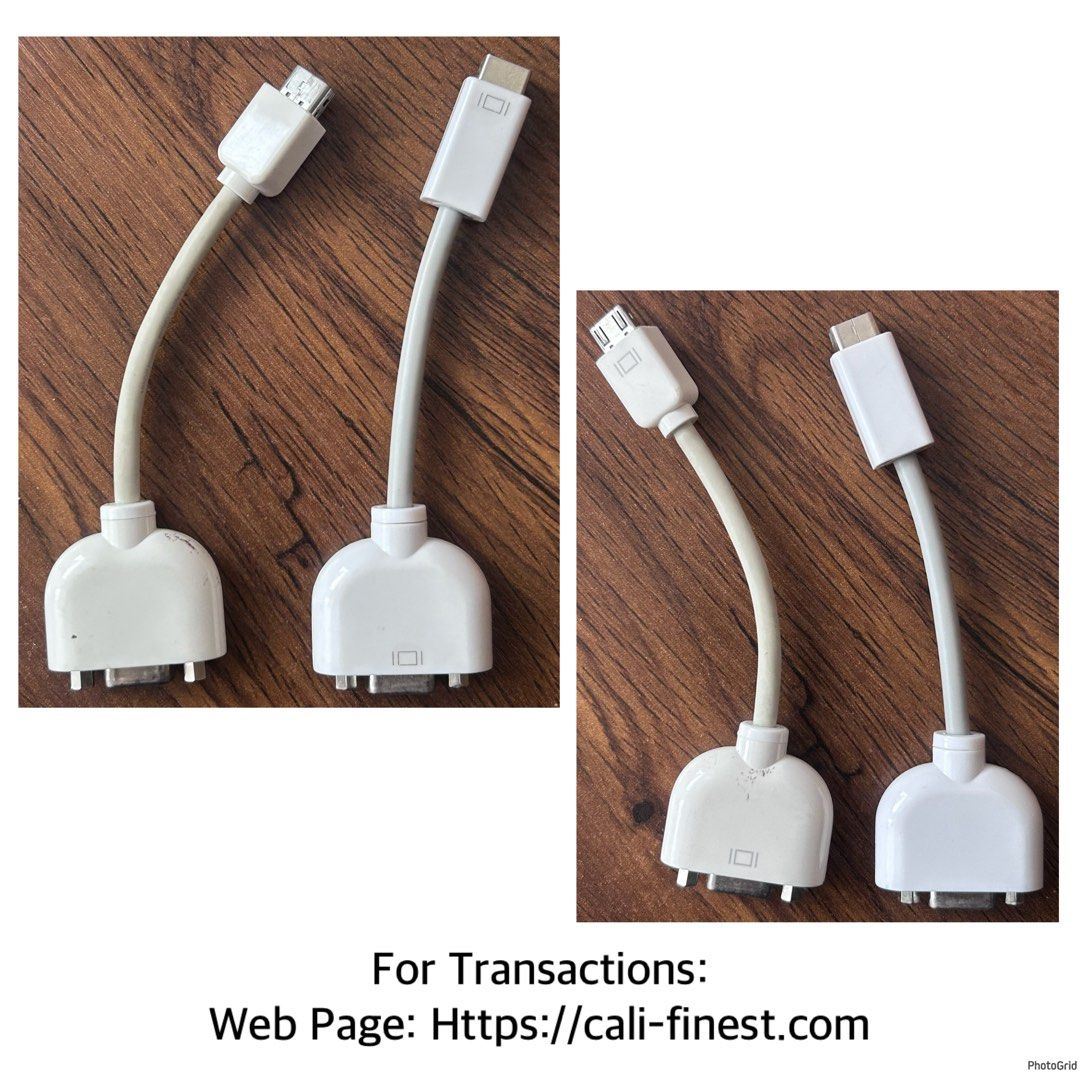 Apple Mini VGA to VGA Adapter (Category: Cables & Adaptors) located in Pasig City. Submitted by califinestcollectibles (Listing ID 1437998107, Image 1). Description: Apple Mini VGA to VGA Adapter EL#177 No Box No Issues 2pcs On Hand - 200 pesos each Original/Authentic From USA Pick Up at One Oasis condominium ortigas extension pasig city Or Delivery via Lalamove,Jnt, LBC cod/cop JNT (payment first basis,gcash) THANKYOU.