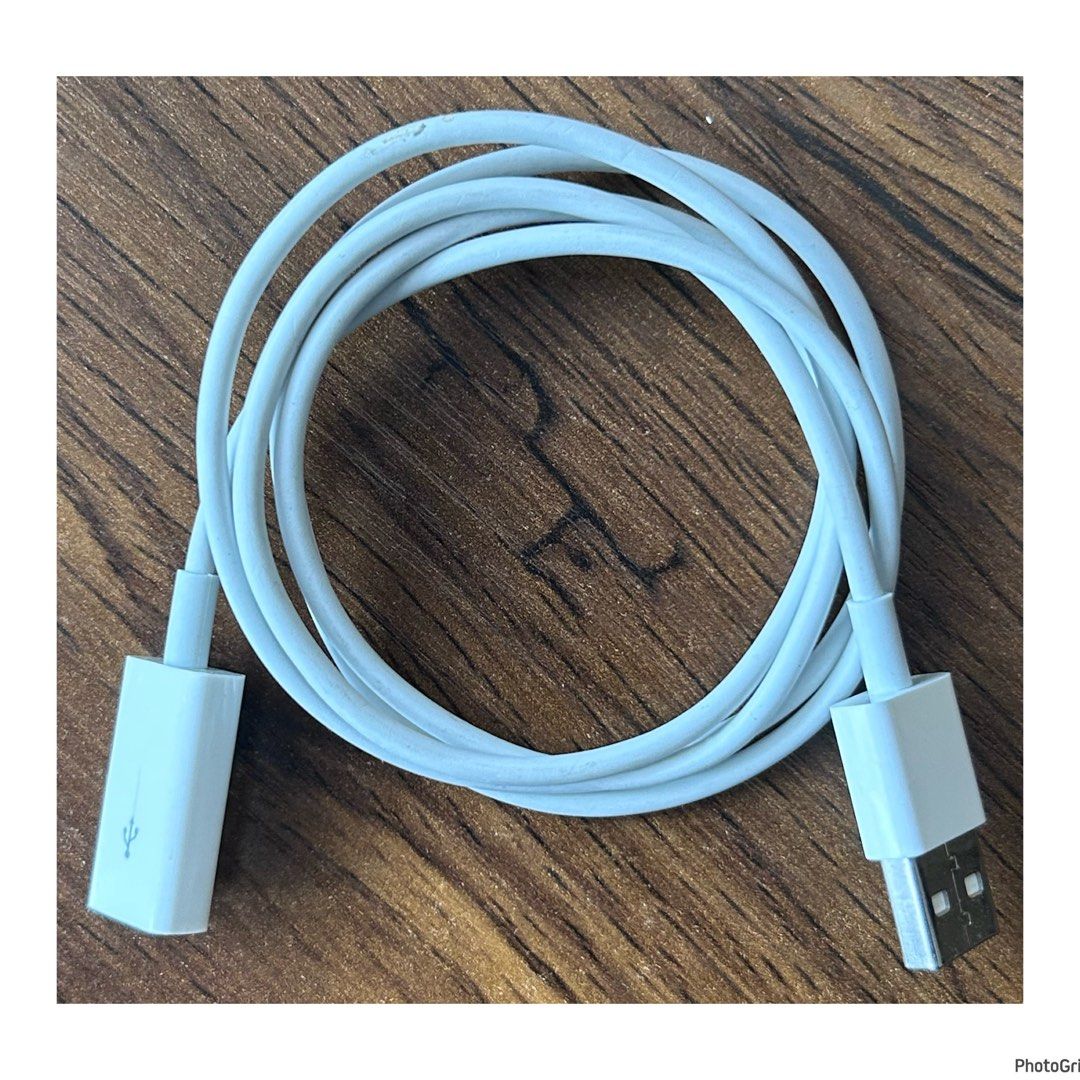 Apple USB Cable Male Fe-male (Category: Cables & Adaptors) located in Pasig City. Submitted by califinestcollectibles (Listing ID 1437974377, Image 3). Description: Apple USB Cable Male Fe-male EL#169 No Box 5pcs On Hand - 400 each Original/Authentic From USA Pick Up at One Oasis condominium ortigas extension pasig city Or Delivery via Lalamove,Jnt, LBC cod/cop JNT (payment first basis,gcash) THANKYOU .