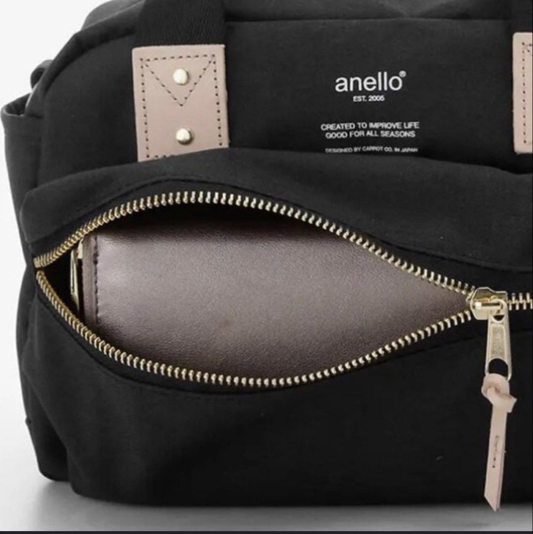 Authentic Anello ATELIER Mini Sling Bag Tote Bag (Category: Cross-body Bags) located in Manila. Submitted by urbantrendsetter (Listing ID 1438038559, Image 2). Description: Srp Php 2,7xx.00 A little more elegant than casual Cowhide and gold metal fittings and glossy tape are used to raise the level of elegance. A feeling of size that a 500ml PET bottle or a long wallet fits comfortably. The luggage you need to go out will fit in properly. – Mater