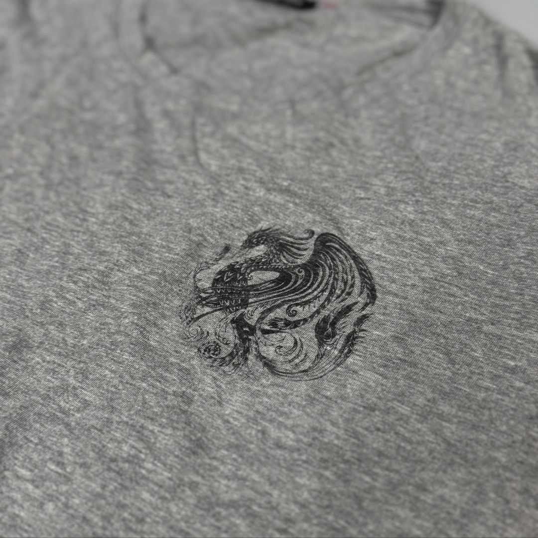 Balmain - Christophe Decarnin - Phoenix T-Shirt (Category: Tshirts & Polo Shirts ) located in Dasmarinas. Submitted by F_A_Q (Listing ID 1438047158, Image 3). Description: Size : XL - 21.5 In. Width - 28 In. Length - 18.5! In. Shoulder to Shoulder - 7.5 In. Sleeve Length - 22 In. Hem 9/10 Overall usage No issue Made in France .