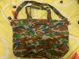90% new Porter x Marni 2way helmet bag 藍綠黑色拼色尼龍兩用頭盔袋