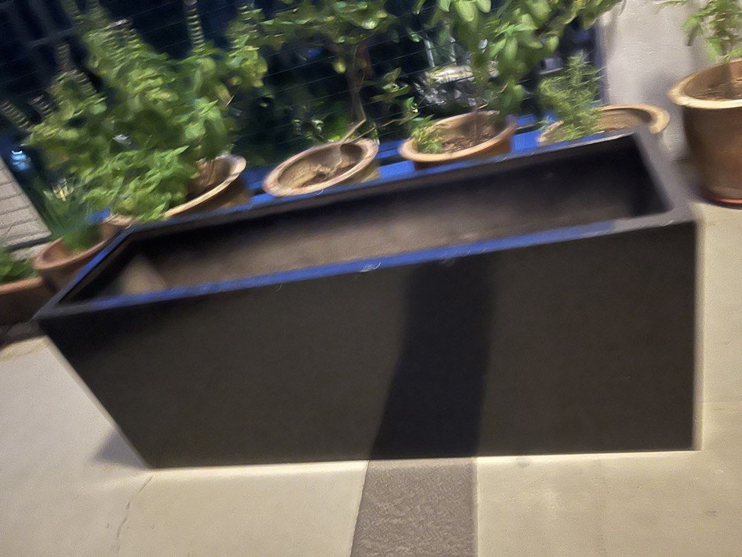 Black Rectangular Planter Box454919437073131522