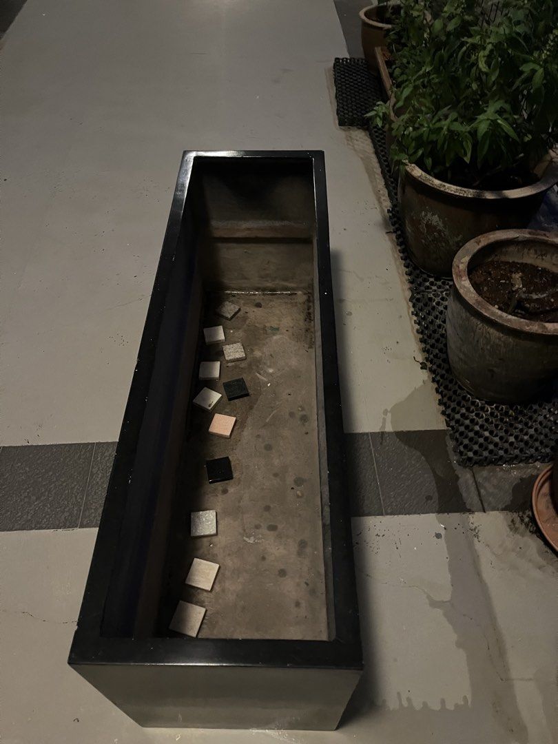 Black Rectangular Planter Box454919437073131521