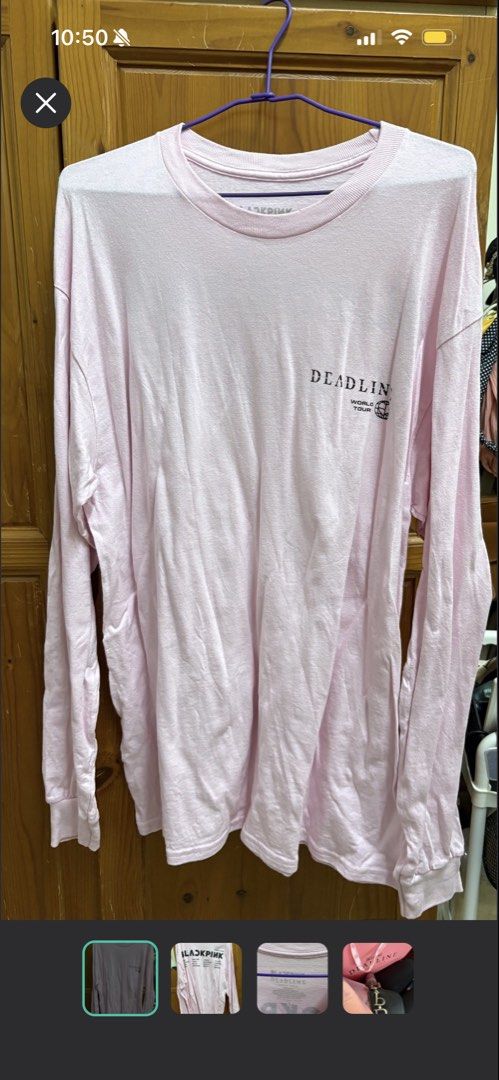 Blackpink Deadline Sweater (Category: Longsleeves) located in Manila. Submitted by cyaneaco (Listing ID 1438079045, Image 1). Description: Hindi ko sya nagamit nakatambak lng.