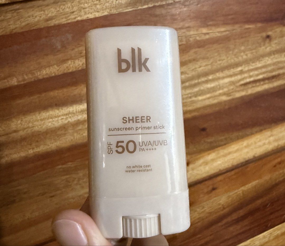 BLK Sheer Sunscreen Primer Stick SPF50 UVA/UVB (Category: Face Care) located in San Pablo. Submitted by lmdailo (Listing ID 1437973374, Image 1). Description: Brandnew No white cast water resistant .