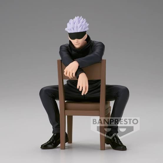 Breaktime Jujutsu Kaisen Gojo (Category: Designer & Blind Box Toys) located in Subic. Submitted by logbytestoyexpress (Listing ID 1438036137, Image 1). Description: Gojo Breaktime collection vol 2. Loose | no box | authentic Japan item | no issue or broken parts | all in good condition. Gojos chair have some mark on chair - not sure the cause ✅Defined Shipping Courier - LBC CoP / JnT - ₱100 Shipping deposit NEEDED or prebooking sa LBC app to dete