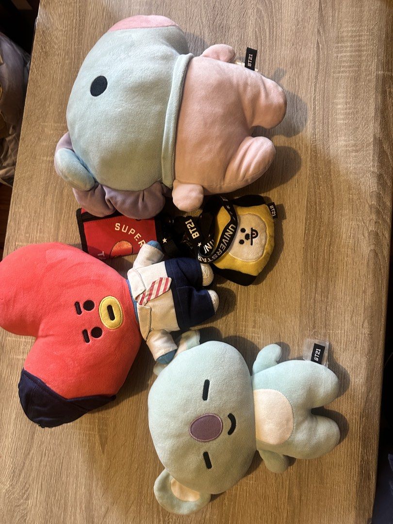 BT21 Plush Toys take all (Category: Plushies & Soft Toys) located in Cainta. Submitted by thingsfromerika (Listing ID 1438111135, Image 1). Description: Bt21 original plushes take all!.