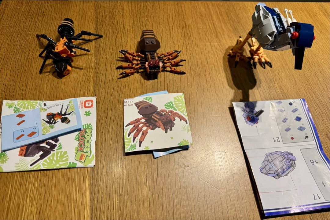 Build a Bug Building Blocks Set - Complete with Instructions, Hobbies ...