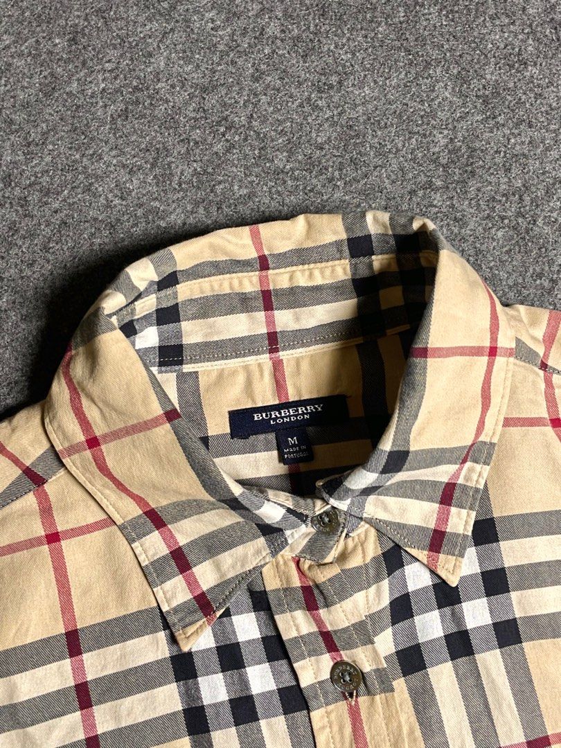Burberry Nova Plaid Polo longsleeve (Category: Longsleeves) located in Cebu City. Submitted by thrifted.john (Listing ID 1438105690, Image 2). Description: Burberry Nova Plaid Polo longsleeve - Legit Authentic - Size M - Dimes: W20.5 / L25 - Excellent / As new - 10/10 colorate & condition - no issue 1,200 Loc: Cebu Unli Vc, Vouch.