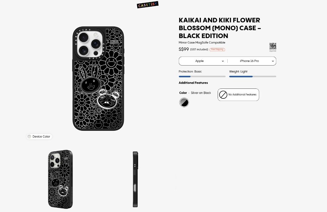 Casetify x Murakami Kaikai Kiki iPhone 16 Pro Case, Mobile Phones