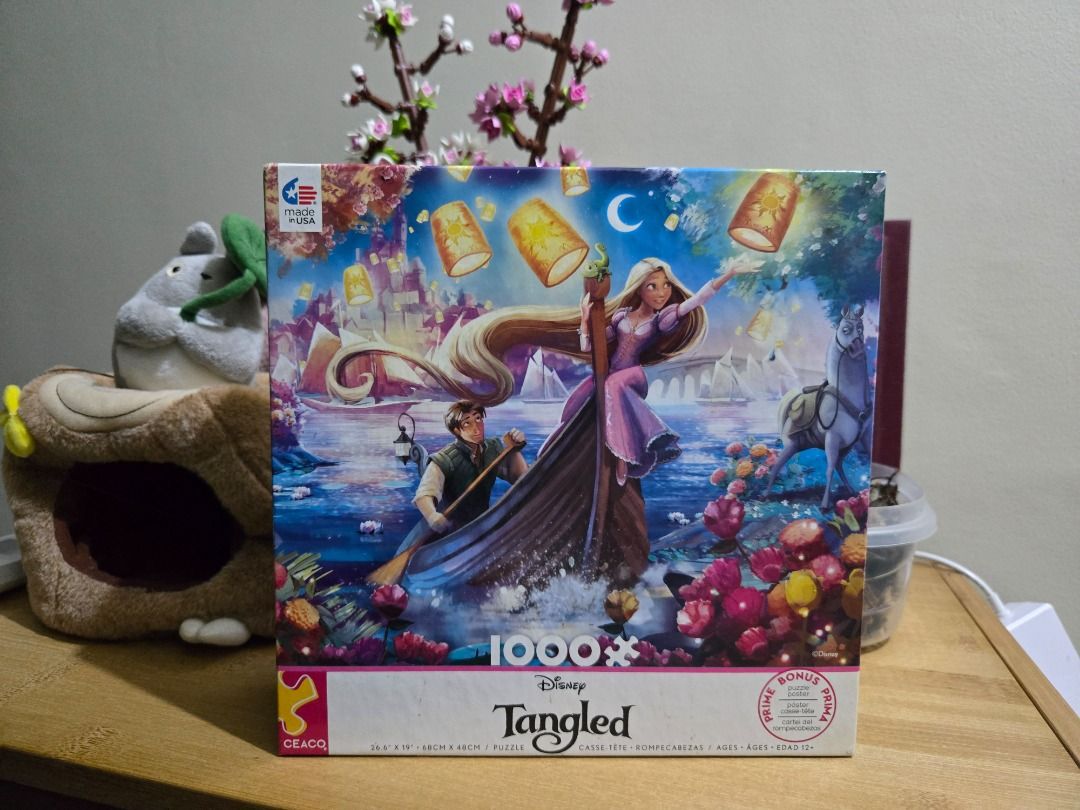 CEACO Disney Tangled Jigsaw Puzzle 1000 Pieces (Category: Board Games & Puzzles) located in Makati City. Submitted by preowned_preloved_makati (Listing ID 1438063446, Image 1). Description: CEACO Disney Tangled Jigsaw Puzzle 1000 Pcs 📍Makati City 🧩 Php 900 - SF shouldered by buyer - Php 50 off the total if you buy 3 puzzles - Can do meet up in One Ayala/ SM Makati/ Glorietta/ Landmark/ Greenbelt No issue. Haven't opened yet..