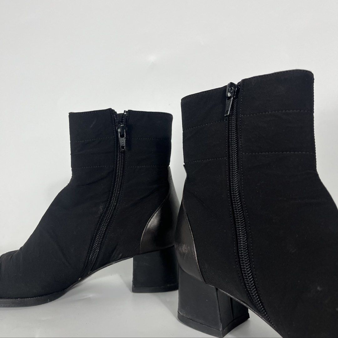 CELINE Paris Side Zip Ankle Boots (Category: Sneakers & Footwear) located in Bulacan. Submitted by vanitylab (Listing ID 1437962521, Image 3). Description: Size: EU 36.5 / US 6 Material: Nylon (Main), Leather. Visible signs of usage.
