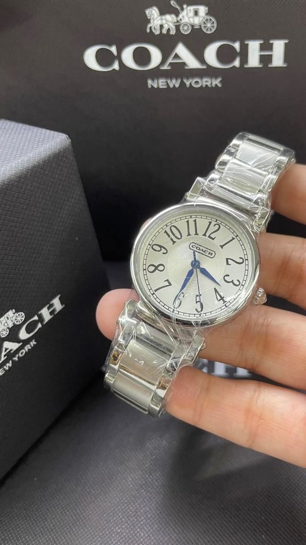 Coach Delancey Stainless Steel Watch (Category: Women's Watches) located in Makati City. Submitted by bagwatchph (Listing ID 1437961237, Image 1). Description: .