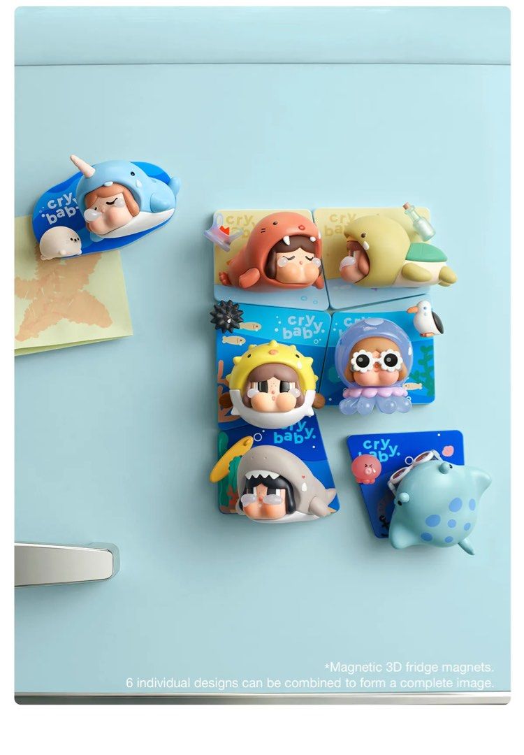 Crybaby cry me an ocean magnet - sea turtle, Hobbies & Toys, Toys ...