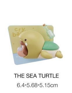 Crybaby cry me an ocean magnet - sea turtle, Hobbies & Toys, Toys ...